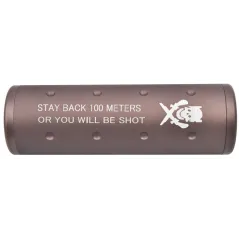 Big Dragon – Silencieux 100 mm Tan | Zn-Airsoft