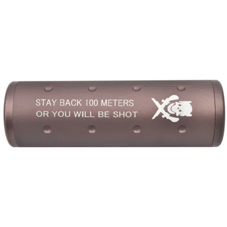 Big Dragon – Silencieux 100 mm Tan | Zn-Airsoft