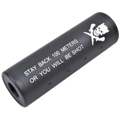 Big Dragon – Silencieux 100 mm Noir | Zn-Airsoft