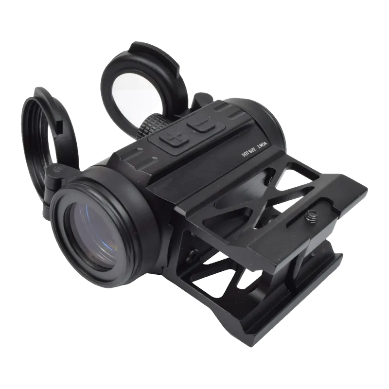 Viseur point rouge JS-Tactical couché, dessous de la rehausse ajourée en X