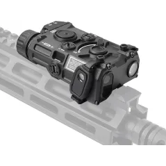 WADSN – Boîtier AN/PEQ Laser + Lampe LED – Noir | Zn-Airsoft