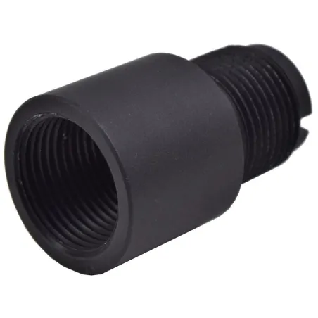 DBOYS - Adaptateur de silencieux filetage 14 mm ccw/cw- Noir