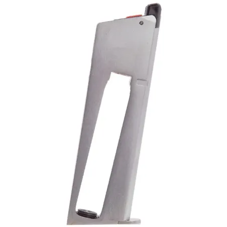 AW CUSTOM - Chargeur Co2 pour 15 billes pour 1911 GBB CYBERGUN / ARMORER WORKS - Silver