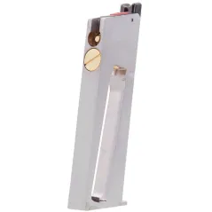 AW CUSTOM - Chargeur Co2 pour 15 billes pour 1911 GBB CYBERGUN / ARMORER WORKS - Silver