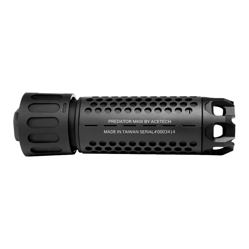 Traceur Acetech Predator MKIII noir vu de profil, marquage Predator MKIII by Acetech