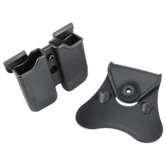 Amomax Porte Chargeur Double 1911 – Noir | Zn-Airsoft