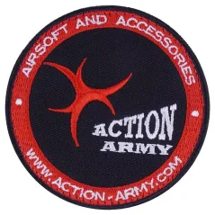 ACTION ARMY - Patch - Noir et Rouge