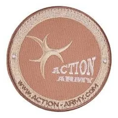 Patch ACTION ARMY Tan | ZN Airsoft