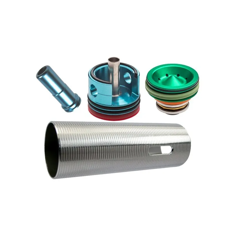 FPS Softair - Kit d'Upgrade Pneumatique en ERGAL pour série M4 / M16 pour un canon interne de longueur : 251 – 300mm. FPS Softair - Kit d'Upgrade Pneumatique en ERGAL pour série M4 / M16 pour un canon interne de longueur : 251 – 300mm.