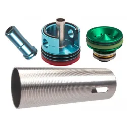 FPS Softair - Kit d'Upgrade Pneumatique en ERGAL pour série M4 / M16 (KMDE1) pour un canon interne de longueur : 301 – 400 mm