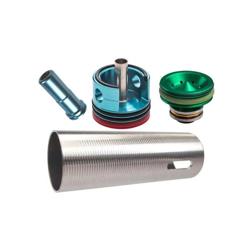 FPS Softair - Kit d'Upgrade Pneumatique en ERGAL pour série M4 / M16 (KMDE1) pour un canon interne de longueur : 301 – 400 mm