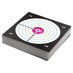 Cibles Airsoft POWAIR 14x14 Carton - Lot de 100 pcs