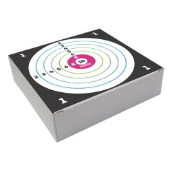 Cibles Airsoft POWAIR 14x14 Carton - Lot de 100 pcs