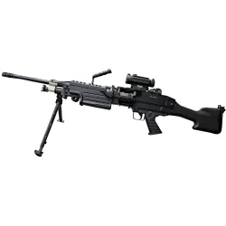 Réplique AEG M249 MK2 Full Metal A&K d'occasion avec lunette | ZN-Airsoft.fr