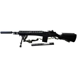 Occasion de la boutique - Réplique AEG Classic Army M14 Scout, bipied + silencieux  + sangle - Noir