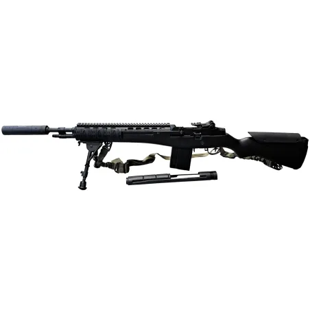 Occasion de la boutique - Réplique AEG Classic Army M14 Scout, bipied + silencieux  + sangle - Noir