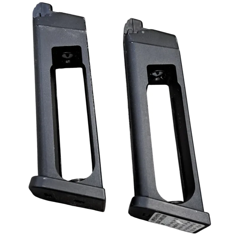 Occasion - Lot de 2 Chargeurs 23 billes KP-17 -18 KJ Works CO2 - Noir Occasion - Lot de 2 Chargeurs 23 billes KP-17 -18 KJ Works CO2 - Noir