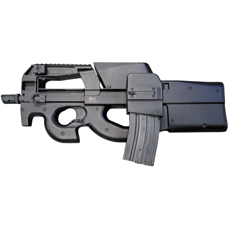 Occasion - Réplique AEG P90 avec Drum et chargeur M4 - Noir