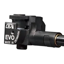 Bloc hop-up Ultimate ASG Scorpion EVO aluminium CNC noir vue ensemble