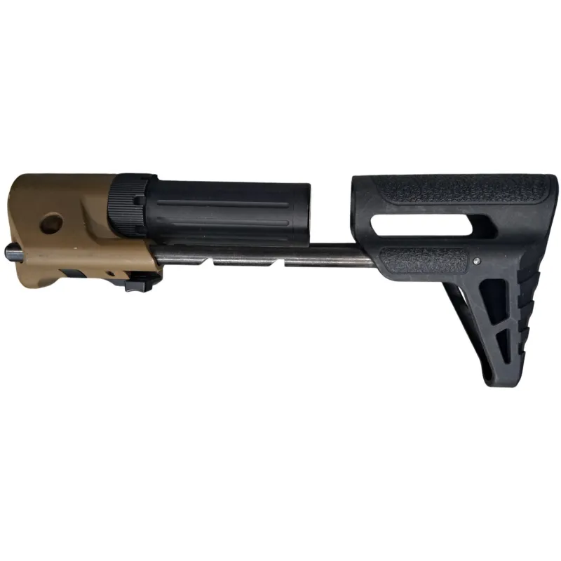Occasion - Crosse PDW métal rétractable pour M4 - Tan Occasion - Crosse PDW métal rétractable pour M4 - Tan