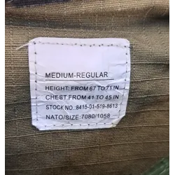 Vêtement veste de combat militaire taille - medium regular d'occasion | ZN-Airsoft.fr