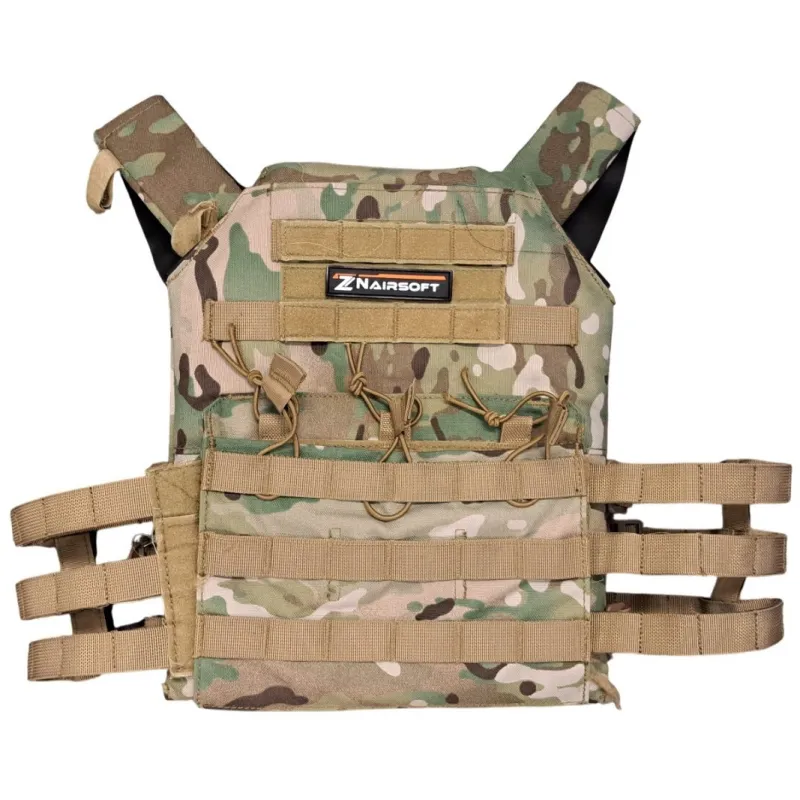 Occasion - Gillet avec plaque rigide 3 emplacement pour porte chargeur - Camo Occasion - Gillet avec plaque rigide 3 emplacement pour porte chargeur - Camo