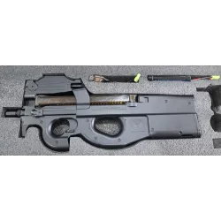 P90 avec moteur piston tête de piston et engrenage changé - Cybergun d'occasion | ZN-Airsoft.fr