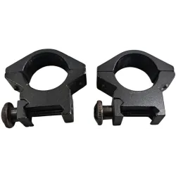 Lot de 2 anneaux de montage - Noir d'occasion | ZN-Airsoft.fr