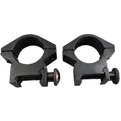 Lot de 2 anneaux de montage - Noir d'occasion | ZN-Airsoft.fr