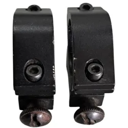 Lot de 2 anneaux de montage - Noir d'occasion | ZN-Airsoft.fr
