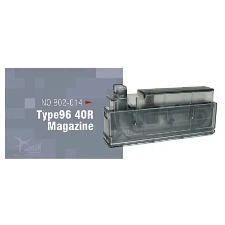 Action Army - Chargeur L96 de 40 Billes - Transparent