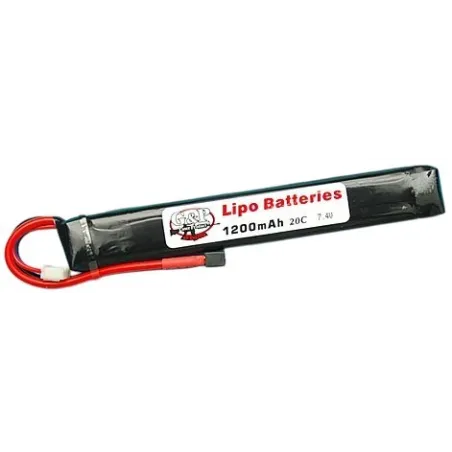 G&P - Batterie lipo 1200mAh 7.4V - T-Deans