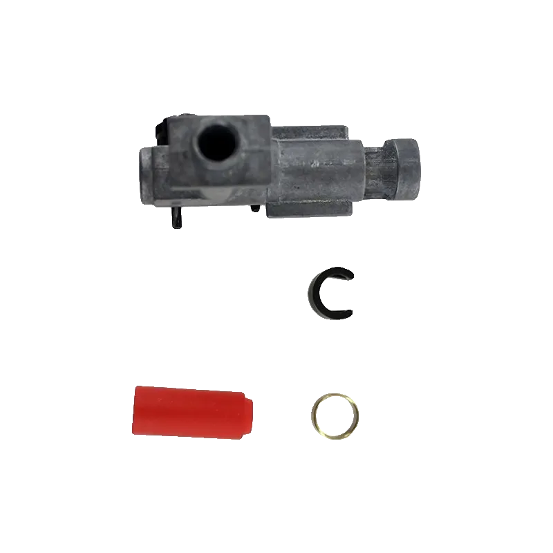 Bloc hop-up métal SHS pour M4 vu de dessus, avec joint hop-up, clip et bague