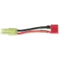 Adaptateur Batterie Mini Tamiya Mâle Vers T-Dean Femelle