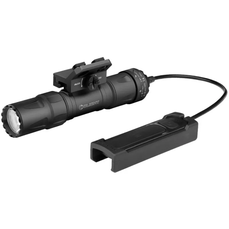 Olight - Lampe tactique Odin S 1500 lumens avec fixation M-Lok - Noir