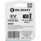 Olight - Piles CR123A 3V 1600mAh