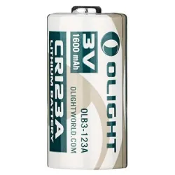 Olight - Piles CR123A 3V 1600mAh