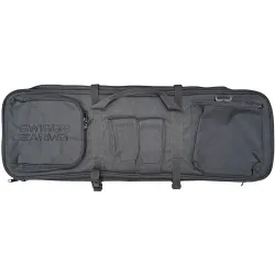 Sacoche avec 2 compartiments  et multi poche - Noir d'occasion | ZN-Airsoft.fr