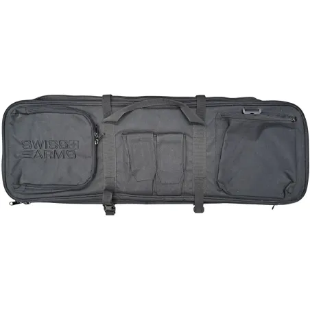 Sacoche avec 2 compartiments  et multi poche - Noir d'occasion | ZN-Airsoft.fr