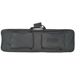 Sacoche avec 2 Poches et 1 compartiment réplique longue  -Noir d'occasion | ZN-Airsoft.fr