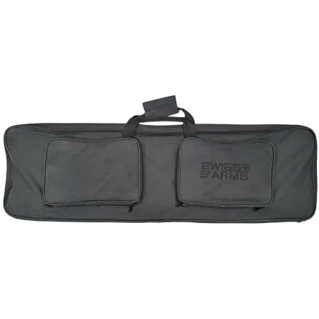 Sacoche avec 2 Poches et 1 compartiment réplique longue  -Noir d'occasion | ZN-Airsoft.fr