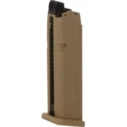 GLOCK - Chargeur Gaz Pour Glock 17 Gen 5 French Edition 22 billes - Tan