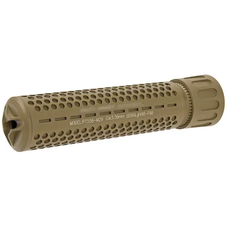 Silencieux 556 QDC KAC Tan 180mm Quick Detach | 5KU Airsoft