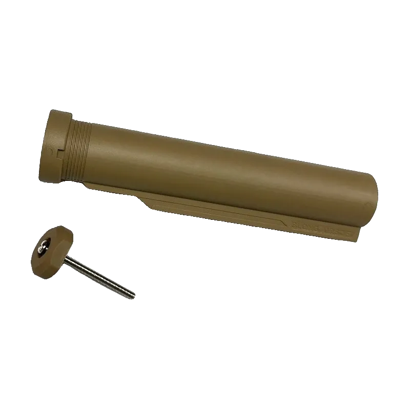 SLONG AIRSOFT - Tube de crosse polymère pour M4 AEG - Dark Earth