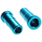 FPS Softair - Nozzle en ERGAL pour serie M4/M16 avec joint d'étanchéité - Bleu