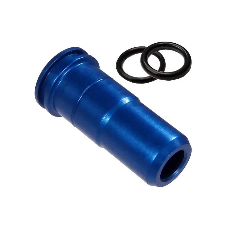 FPS Softair - Nozzle 19.60mm en ERGAL pour serie AK47/74 avec joint d'étanchéité - Bleu