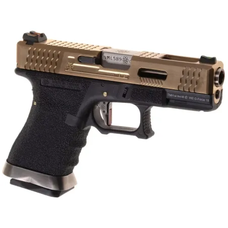 WE - Pistolet GBB G-Force 19 Metal Version - Or