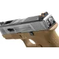 WE - Pistolet GBB G-Force 19 full Métal - Tan et Argent