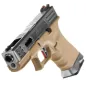 WE - Pistolet GBB G-Force 19 full Métal - Tan et Argent