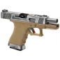 WE - Pistolet GBB G-Force 19 full Métal - Tan et Argent